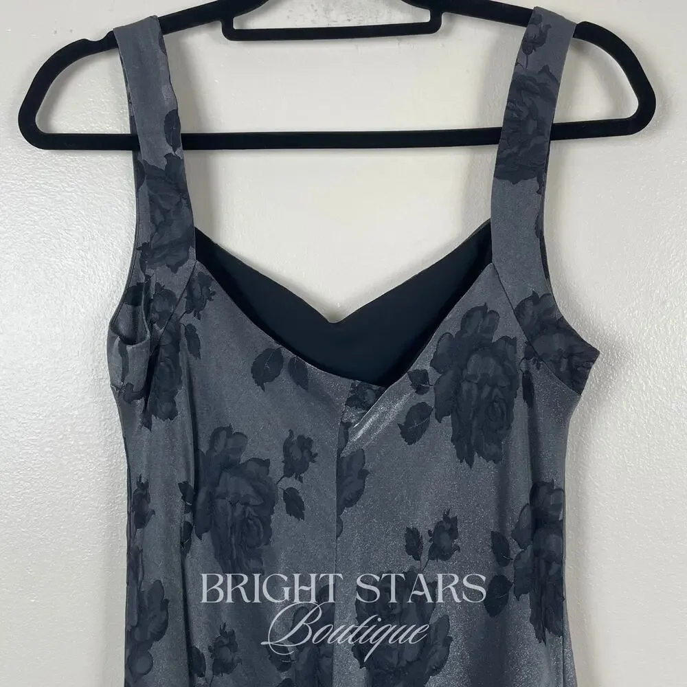 Rare Floral Maxi Dress Alt ASO Rachel Green Friends Floral Sleeveless Vintage - Picture 7 of 8